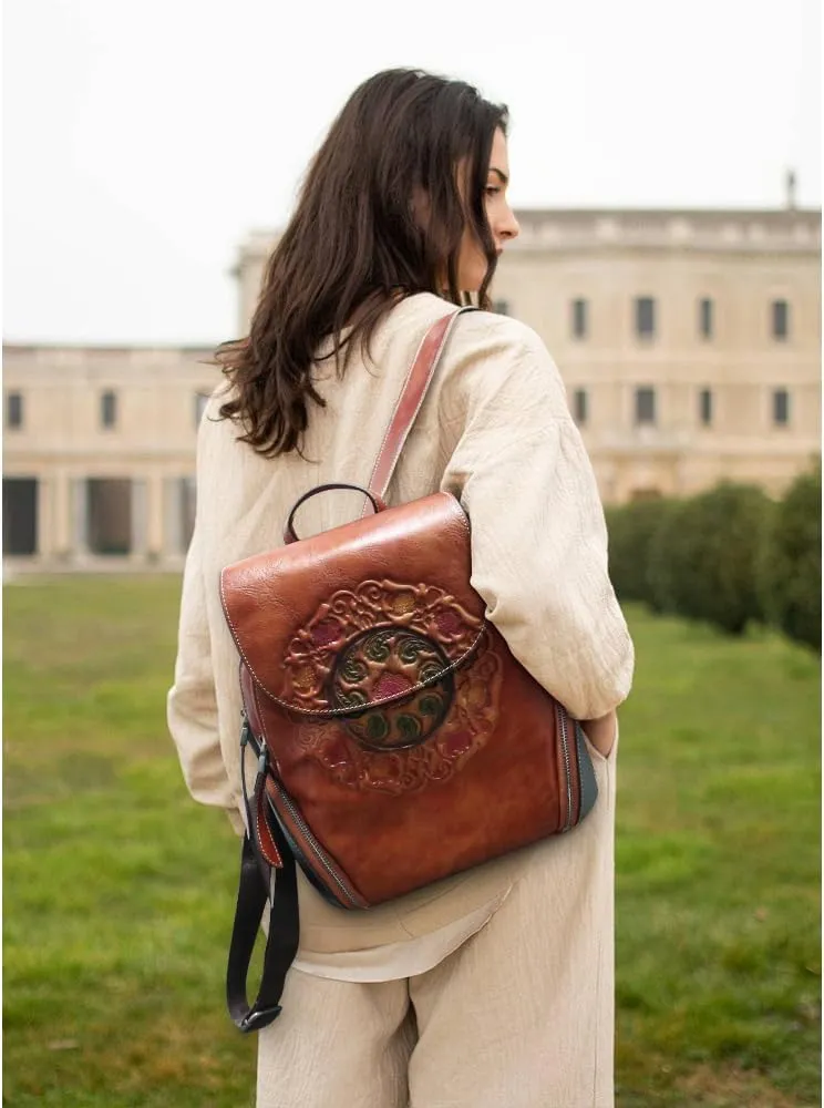 Genuine Leather Backpack Purse for Women Crossbody Bags Top Handle Tote Bag Satchel Shoulder Bag 2025 Designer Handbag
