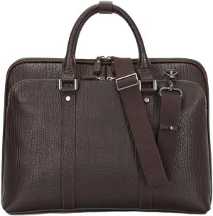 Genuine Leather Men's Briefcase Laptop Bag, Business Messenger Shoulder Bag, Multi-Functional Crossbody, for Work Travel