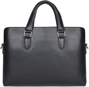 Genuine leather men's portable bag, high-end business briefcase