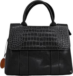 Genuine Leather Tote Bag for Women, Top Handle Satchel Handbag, Spacious Shoulder Bag