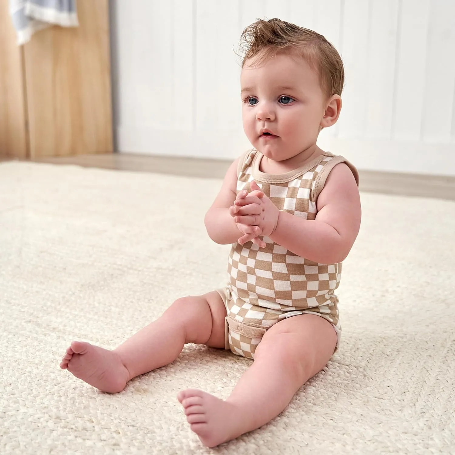 Gerber Baby Boys Multi-Pack Sleeveless Onesies Bodysuit