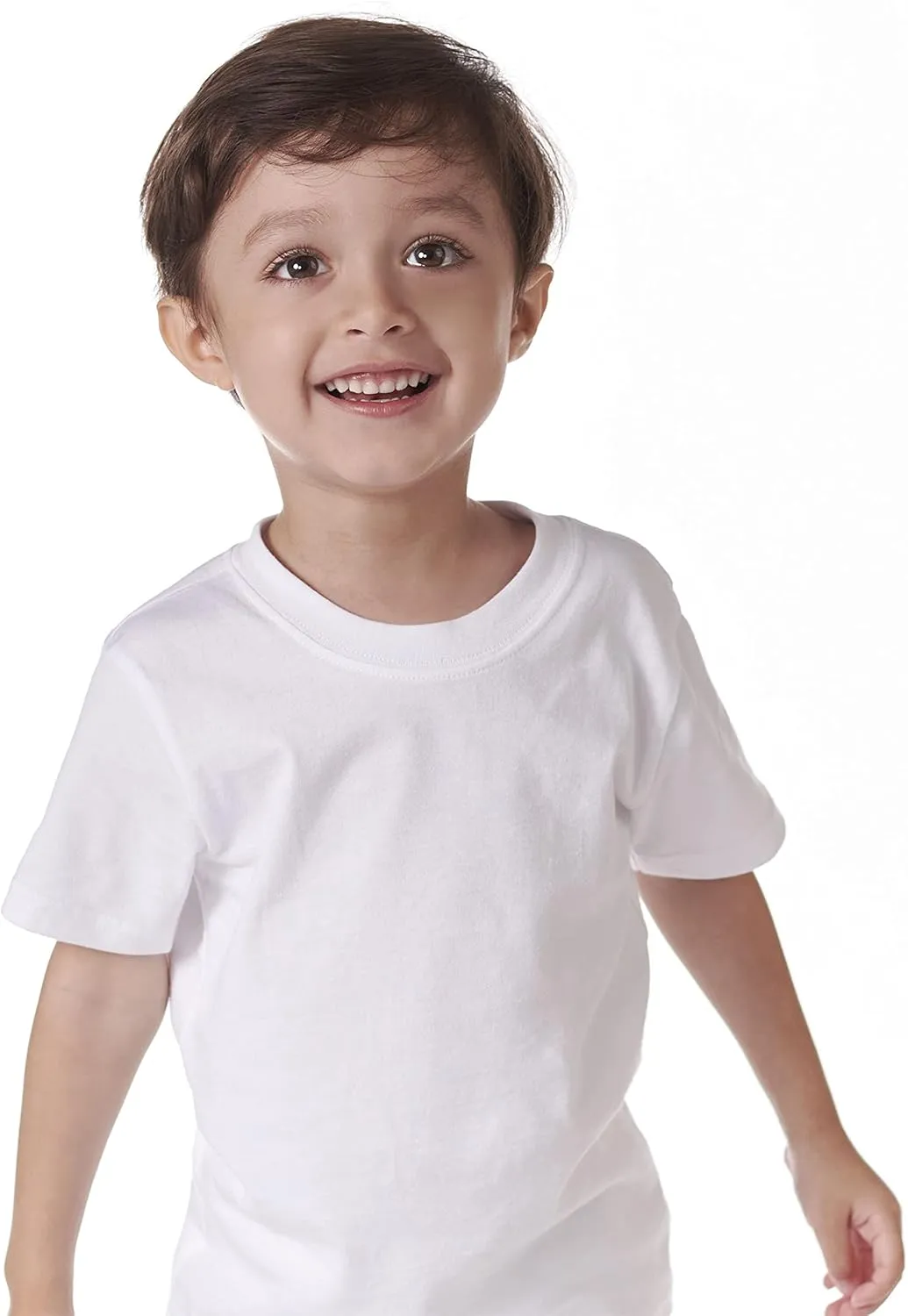 Gerber Baby Toddler 5-Pack Solid Short Sleeve T-Shirts Jersey 160 GSM