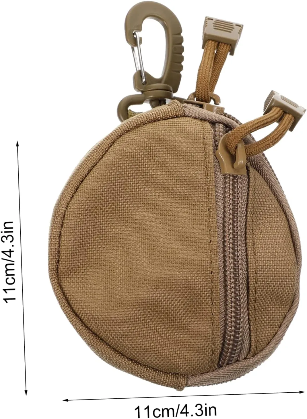 HANABASS Sports Coin Bag Headphone Pocket Sturdy Polyester Pouch for Outdoor Use Travel Essential