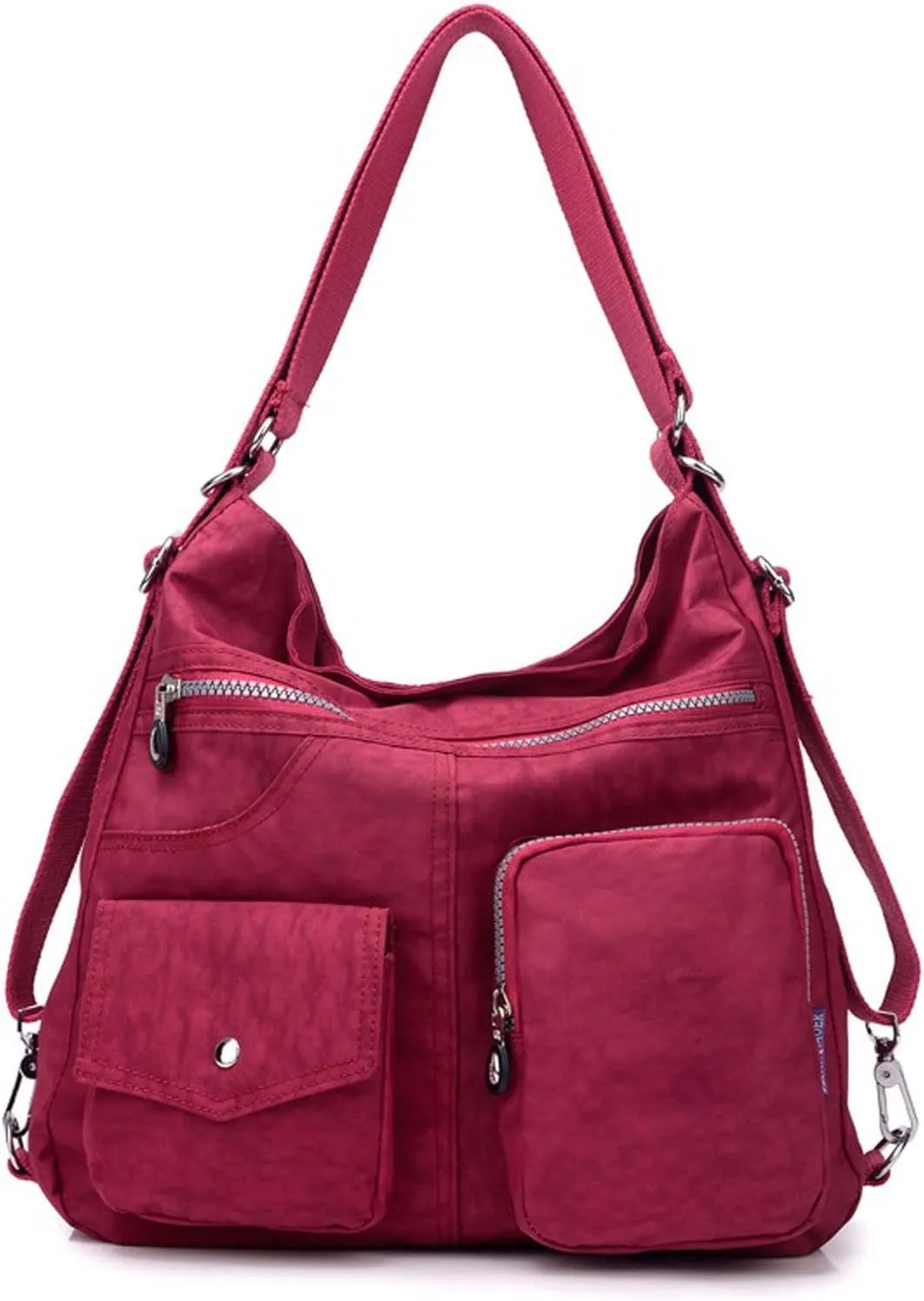 Handbags for women Three-in-one Women's Backpack Fabric Handbag Reusable Bag Women's Bag Large Capacity Convenient Versatile One-shoulder Messenger