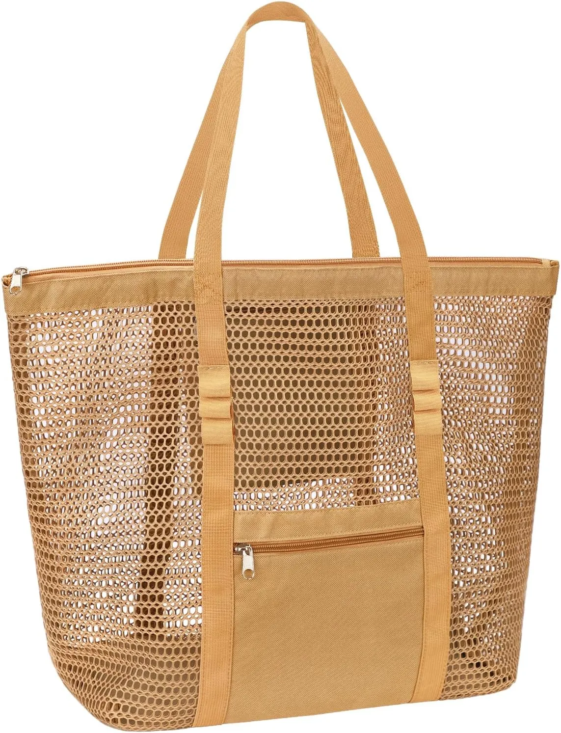Hatisan Upgraded Mesh Tote Hobo Bag: Women's Beach Accessories