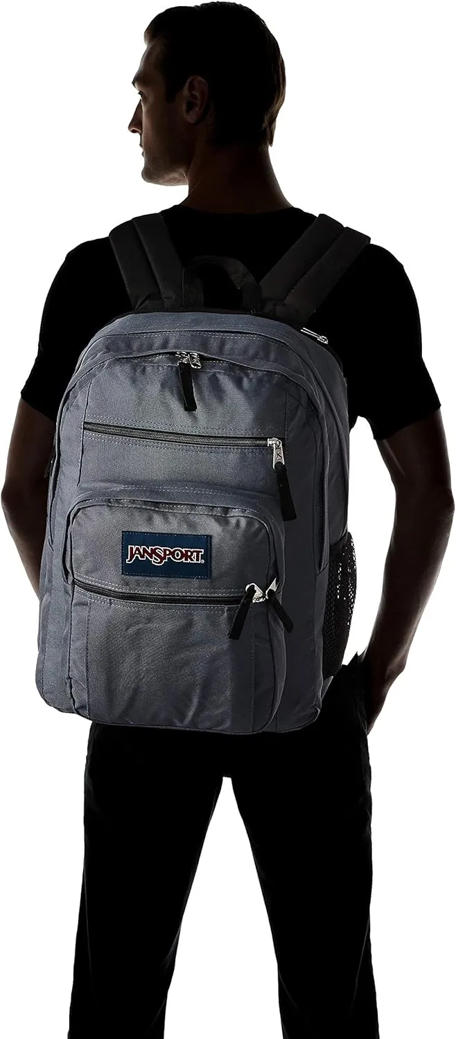 JanSport Laptop Backpack - Computer Bag with 2 Compartments, Ergonomic Shoulder Straps, 15 Laptop Sleeve, Haul Handle - Book Rucksack - Deep Grey