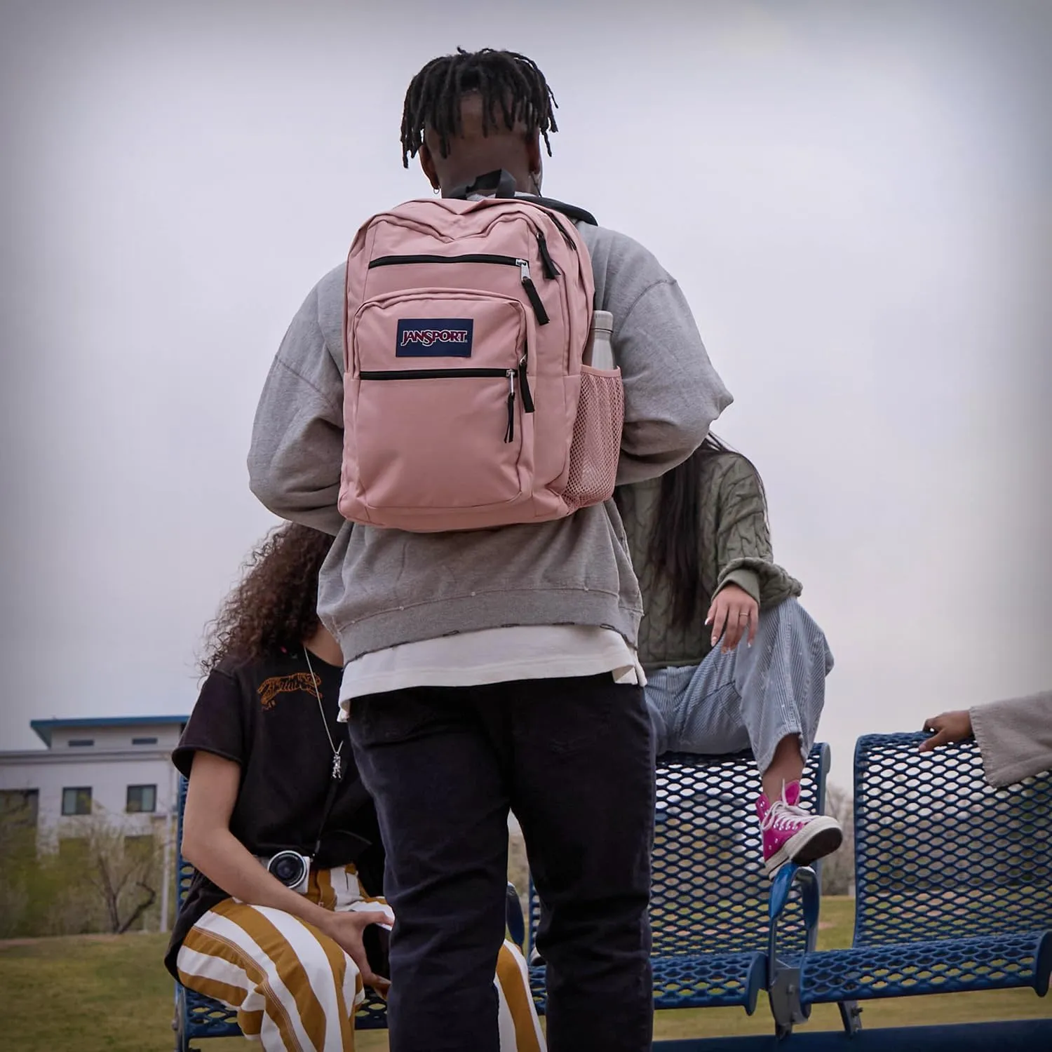 JanSport Laptop Backpack - Computer Bag with 2 Compartments, Ergonomic Shoulder Straps, 15 Laptop Sleeve, Haul Handle - Book Rucksack - Deep Grey