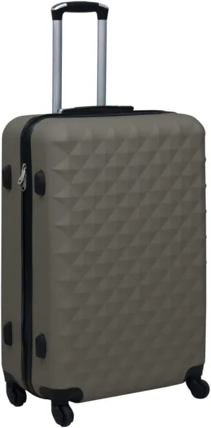 JCSD Secure and Convenient Travel with Hardcase Trolley, Durable ABS Material, Internal Straps, 360-Degree Castors, Anthracite
