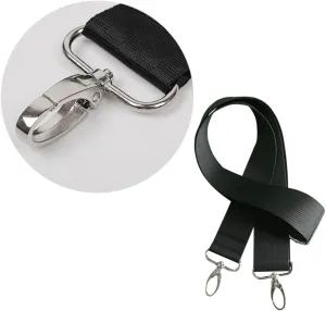 jojofuny Replacement Shoulder Bag Strap 25mm Wide for Men Non-Slip Sturdy Metal Hooks for Laptop Duffel Messenger Briefcases Handbags