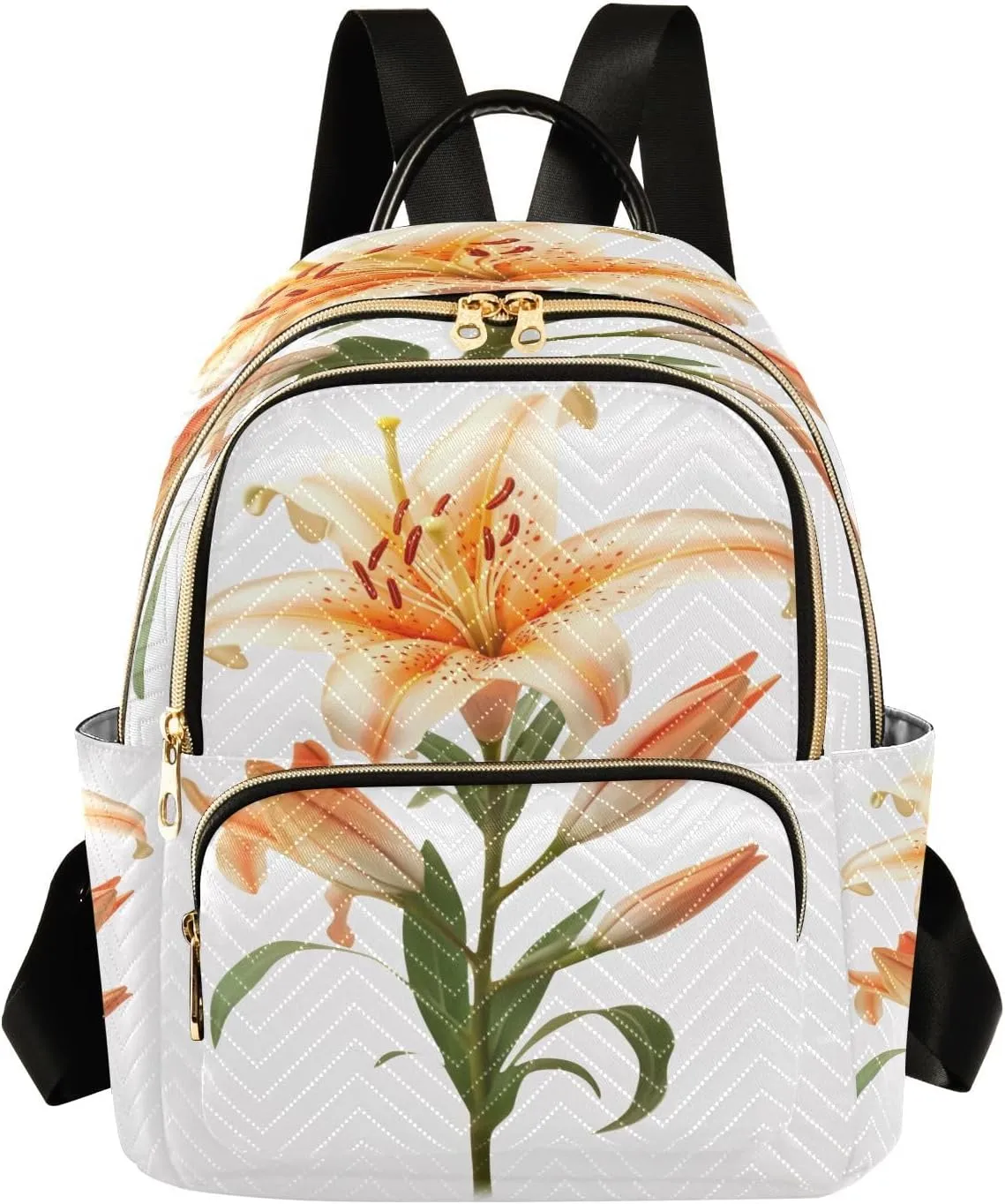 Joko Ivery Daffodils Flowers Mini Backpack for Women Small Backpack Purse for Girls Quilted Daypack for Travel Daily Work Shoulder Purses Bags Fashion Laptop Back Pack for Teens College Bookbag