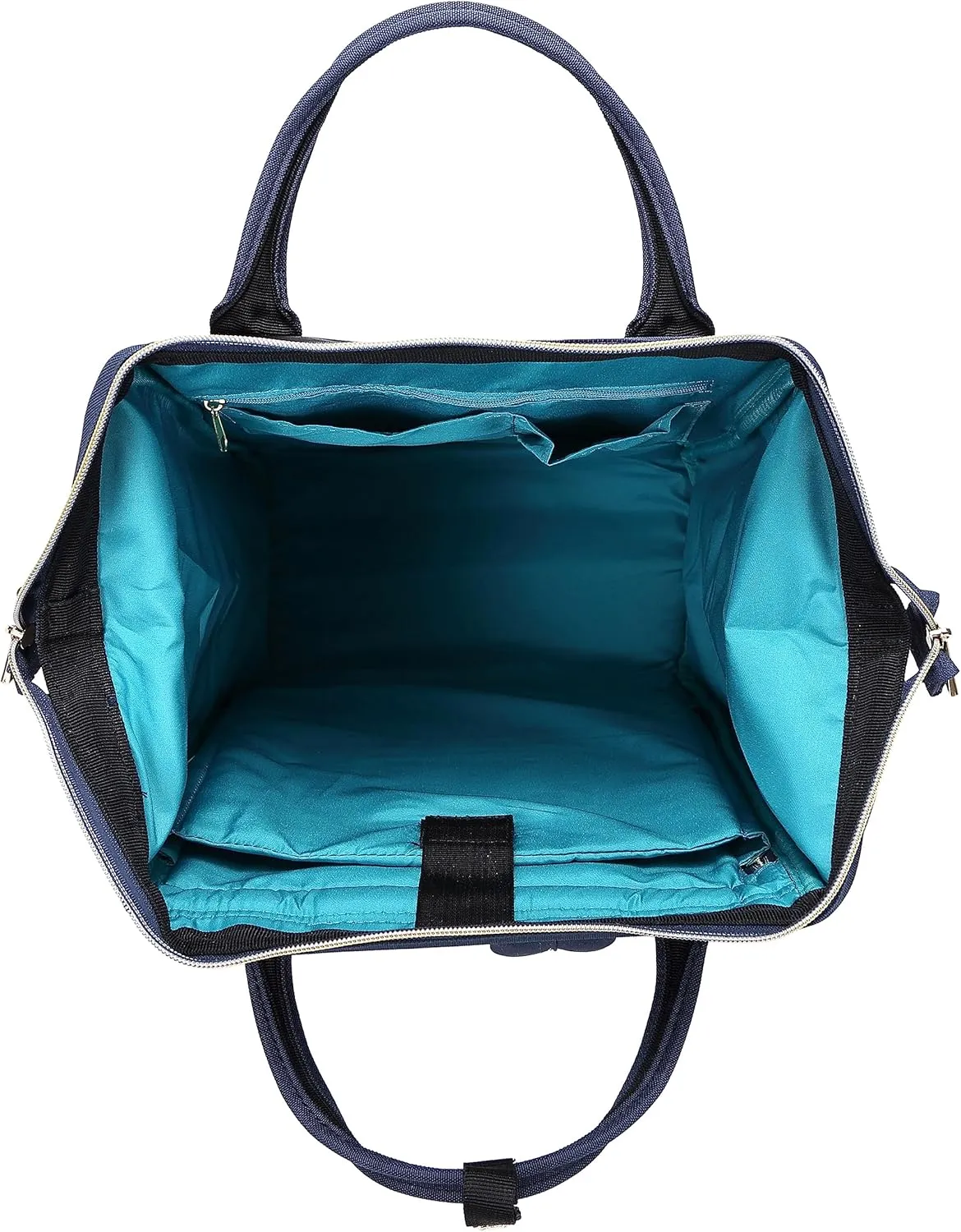 Kah&Kee Polyester Travel Backpack Functional Anti-theft School Laptop for Women Men (Olive/Navy II, Medium)