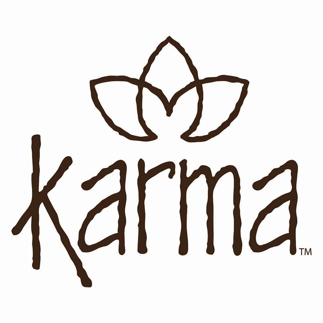 Karma Denim Headband for Women - Wide - Fabric Headband and Stretchy Hair Scarf - Blue