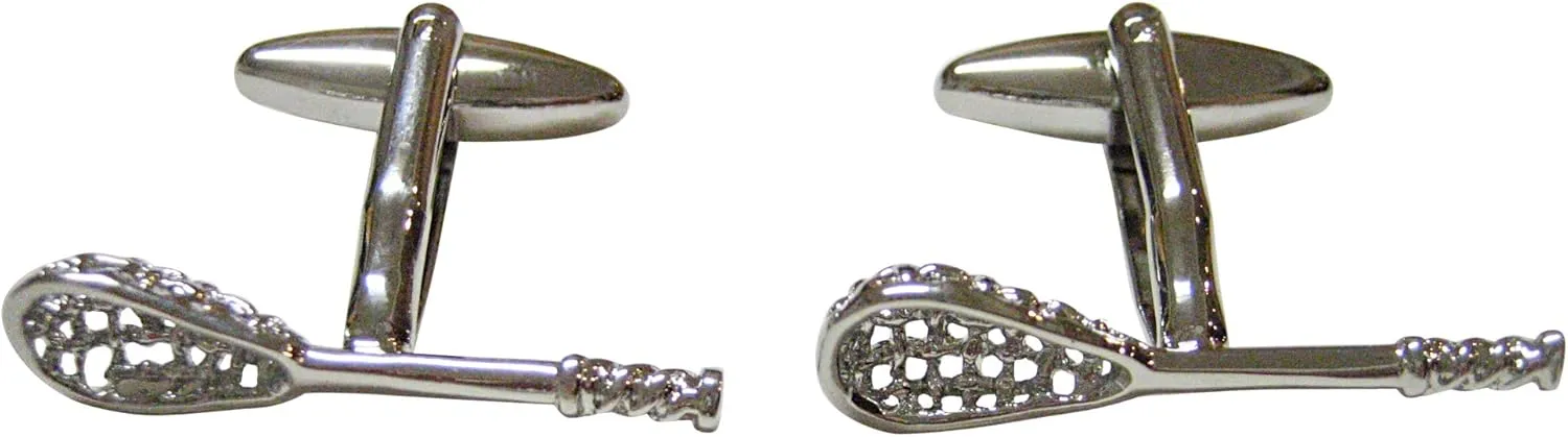 Kiola Designs Lacrosse Stick Sport Cufflinks