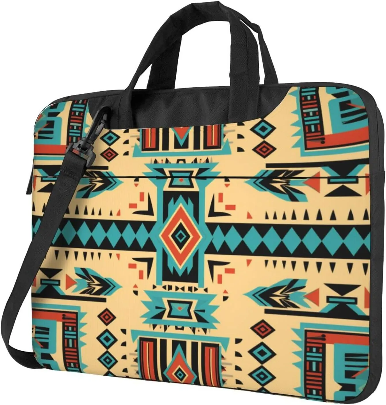 Laptop Bag Vintage Ceramic Tile Ethnic Patchwork Laptop Tote Bag Women Men Laptop Sleeve Case Computer Bag