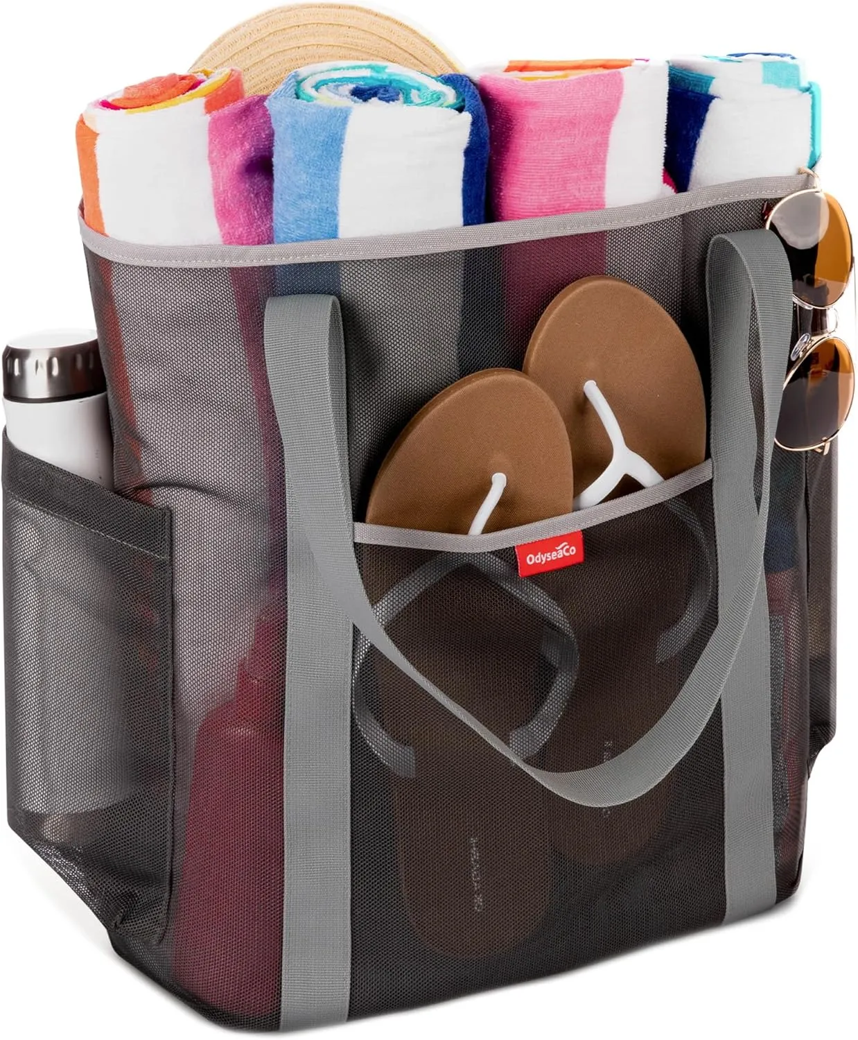 Large Mesh Beach Bag - Beach Tote Bags Waterproof Sandproof - Swim Tote for Pool
