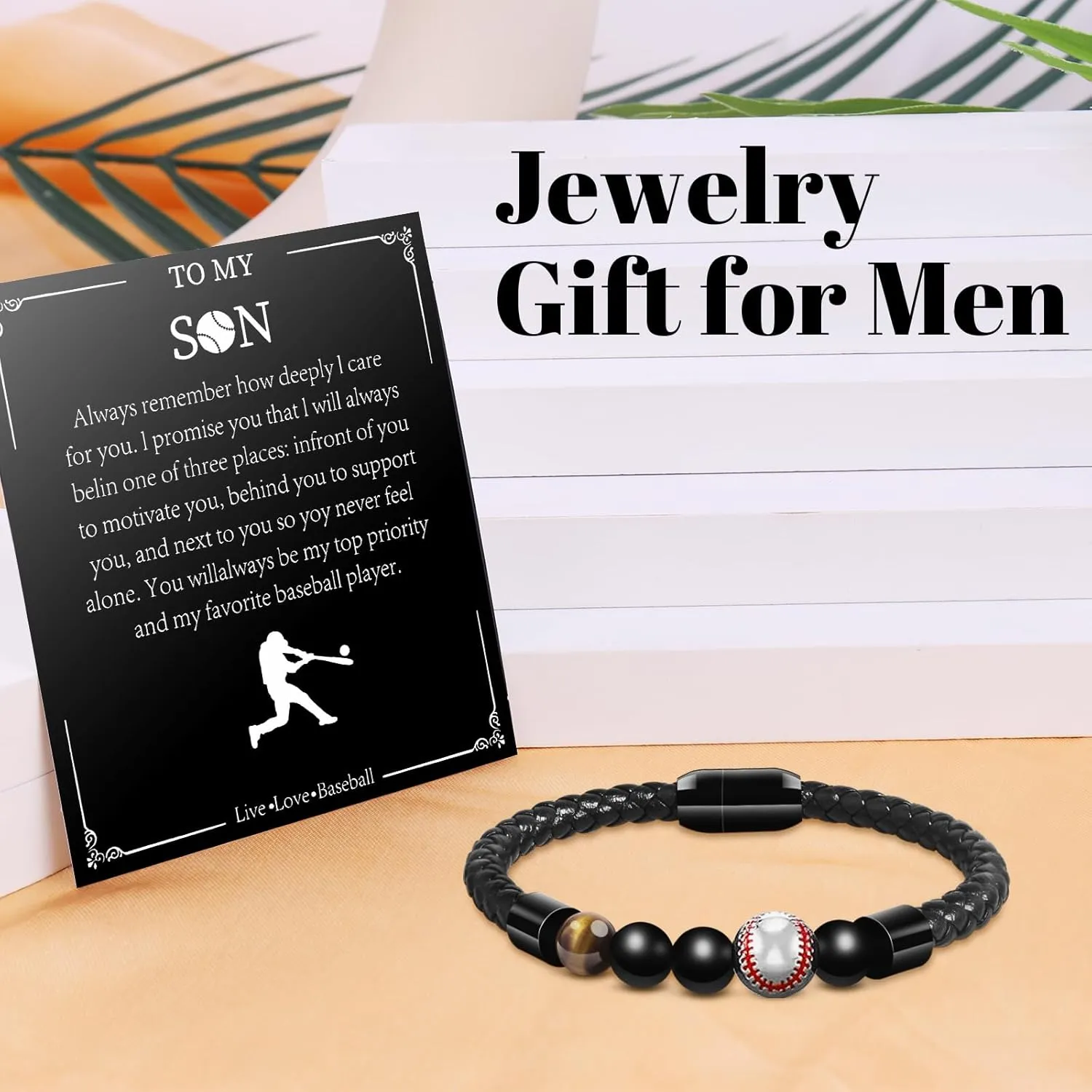 Leather Bracelet Birthday Gifts For Men: To My Man Bracelet Infinity Knot Love You Forever Gifts For Him - Inspirational Mens Leather Bracelet Cool Anniversary Christmas Valentines Fathers Gift Ideas