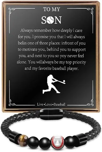 Leather Bracelet Birthday Gifts For Men: To My Man Bracelet Infinity Knot Love You Forever Gifts For Him - Inspirational Mens Leather Bracelet Cool Anniversary Christmas Valentines Fathers Gift Ideas