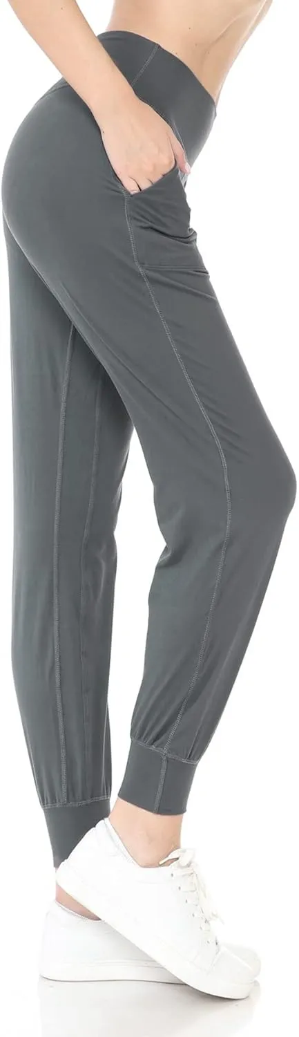 Leggings Depot ActiveFlex Jogger Yoga Pants for Women with Pockets