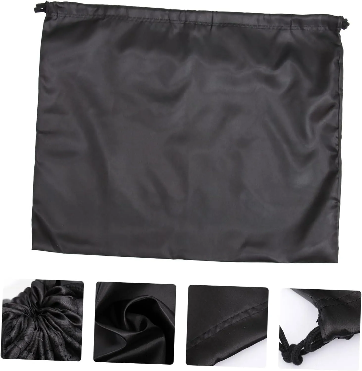 LIFKOME 2pcs Large Drawstring Storage Bag Household Bag Finishing Drawstring Nylon Material Easy to Use Multi-purpose