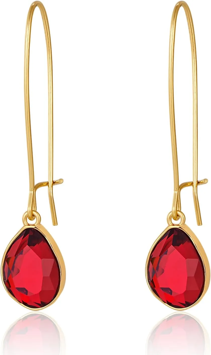 LILIE&WHITE Gold Teardrop Dangle Earrings For Women In Resin Drop Earrings Hypoallergenic Earrings Fashion Jewelry Gift Earrings