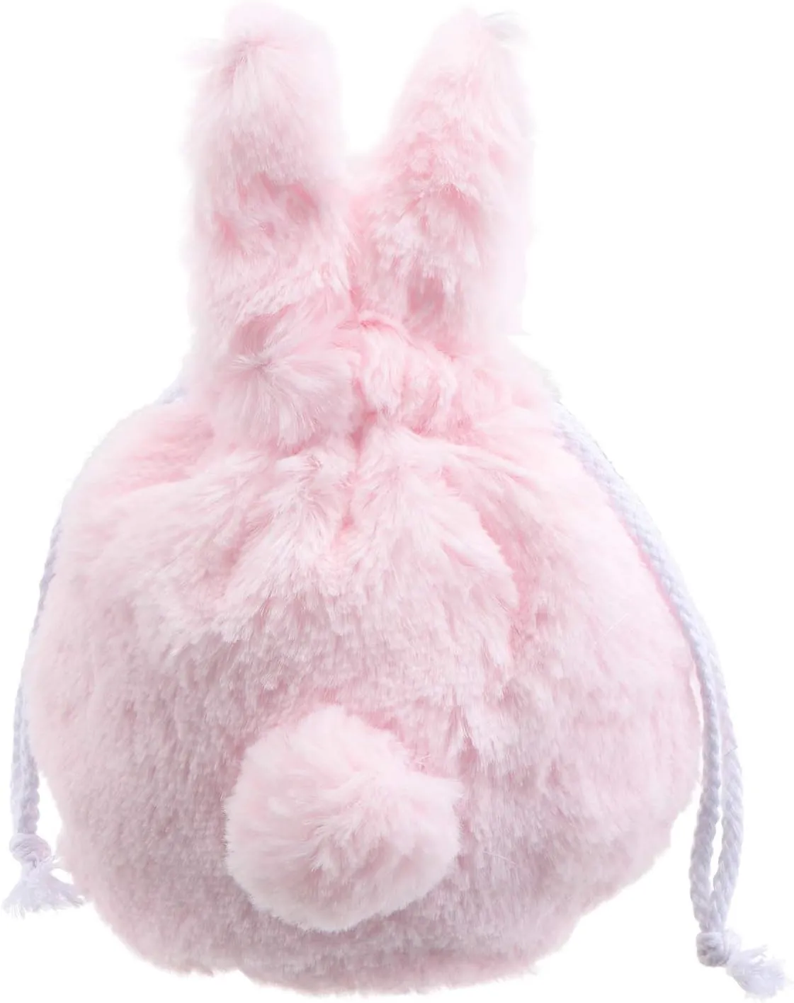 Lurrose Bunny Drawstring Bag: Bunny Makeup Bag - Cute Drawstring Pouch - Girls Rabbit Pouch for Women Girls (Pink)