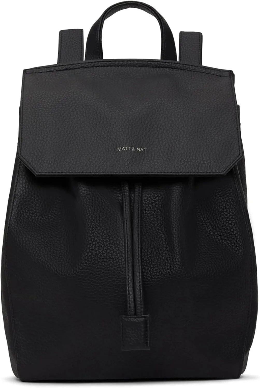 Matt & Nat Vegan Handbags, Mumbai Backpack, Black (Black) - Designer Purses & Bags, Men & Women, Cruelty-Free, Animal Free