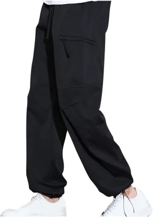 Men Lightweight Loose Pants Lounge Work Pants Beach Elastic Waist Pants Breathable Daily Pants Soft Home Pants