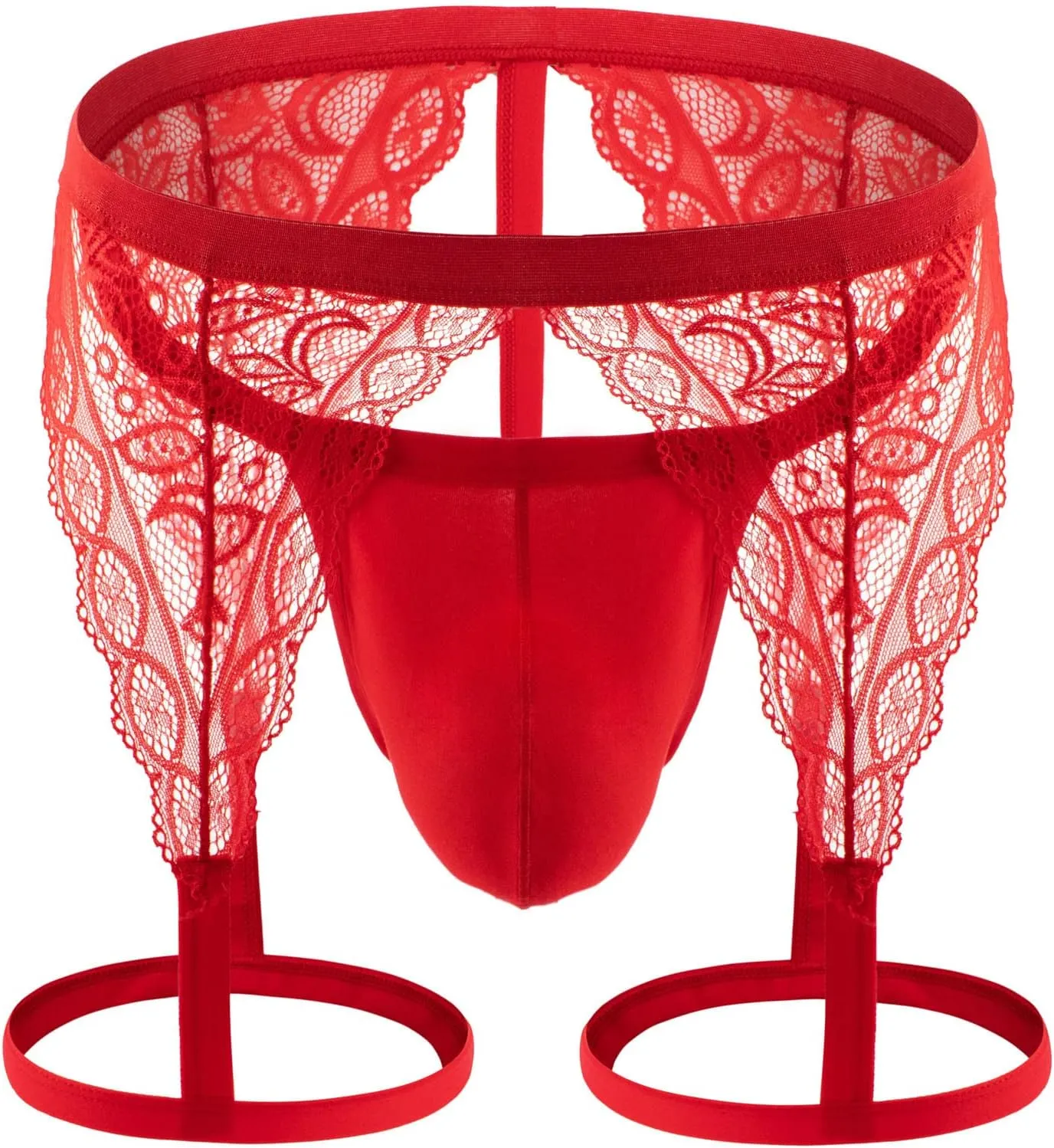 Men Underwear Comfortable Solid Color Cotton Lace Sexy Breathable Men's Underpants Briefs
