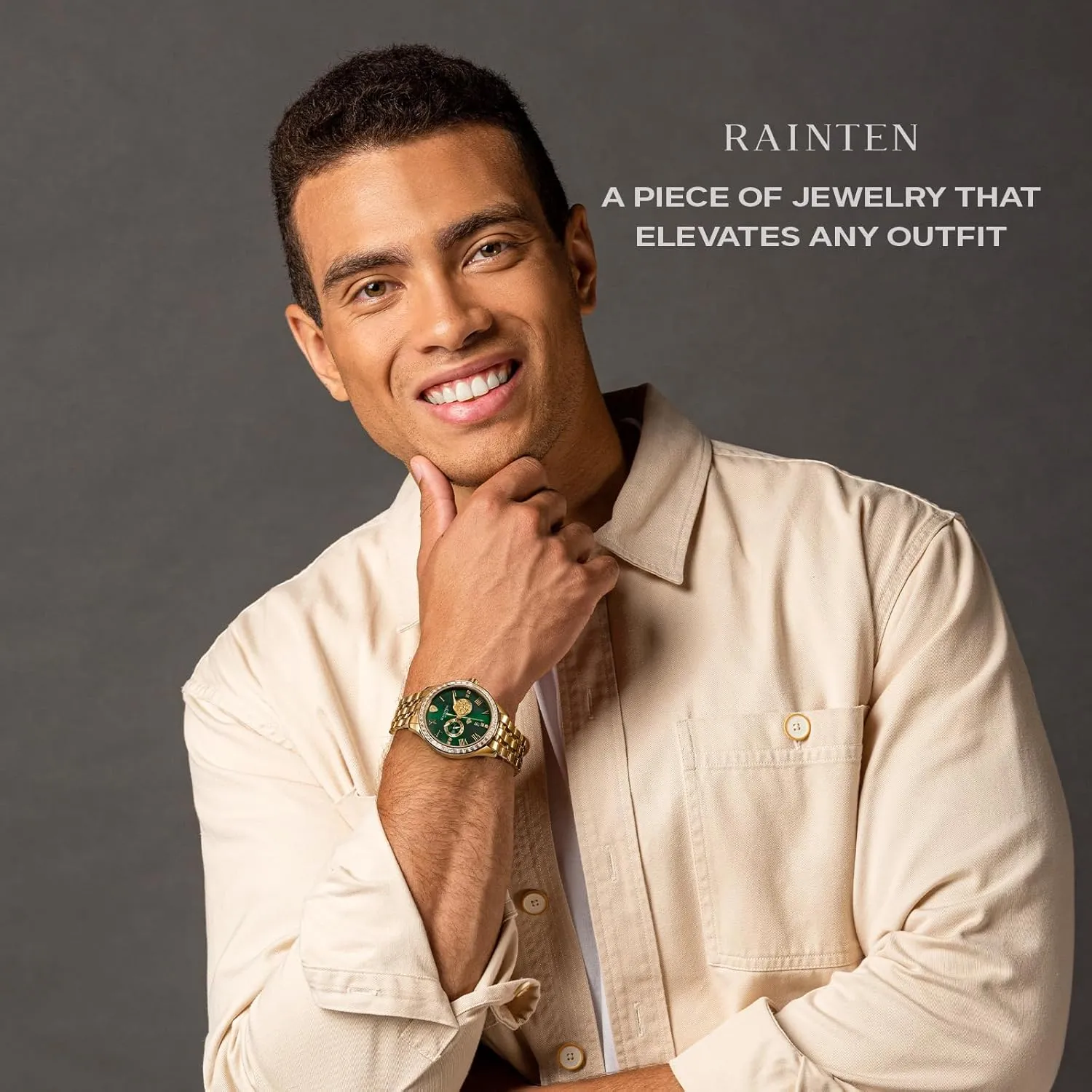 Mens Automatic Watch, Luxury Watches for Men, Stainless Steel Mechanical Men's Wrist Watches, Business, Fashion Mens Dress Watch Classic Casual Mens Watch