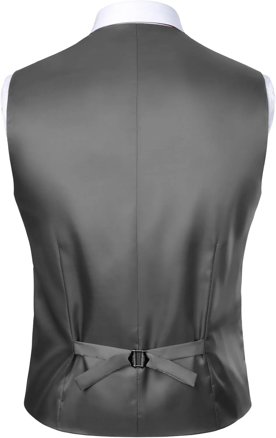 Men's Classic Slim Fit Dress Vest Formal Wedding Prom Tuxedo Suit Vest with Pocket