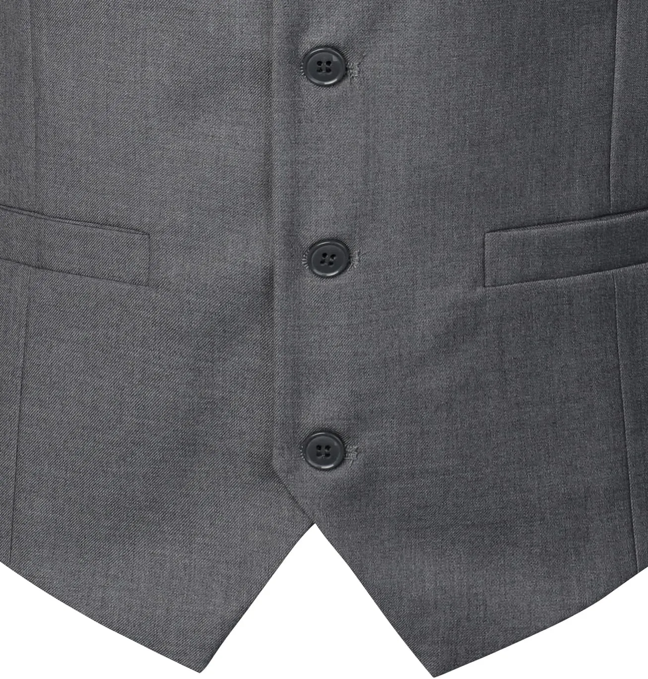 Men's Classic Slim Fit Dress Vest Formal Wedding Prom Tuxedo Suit Vest with Pocket