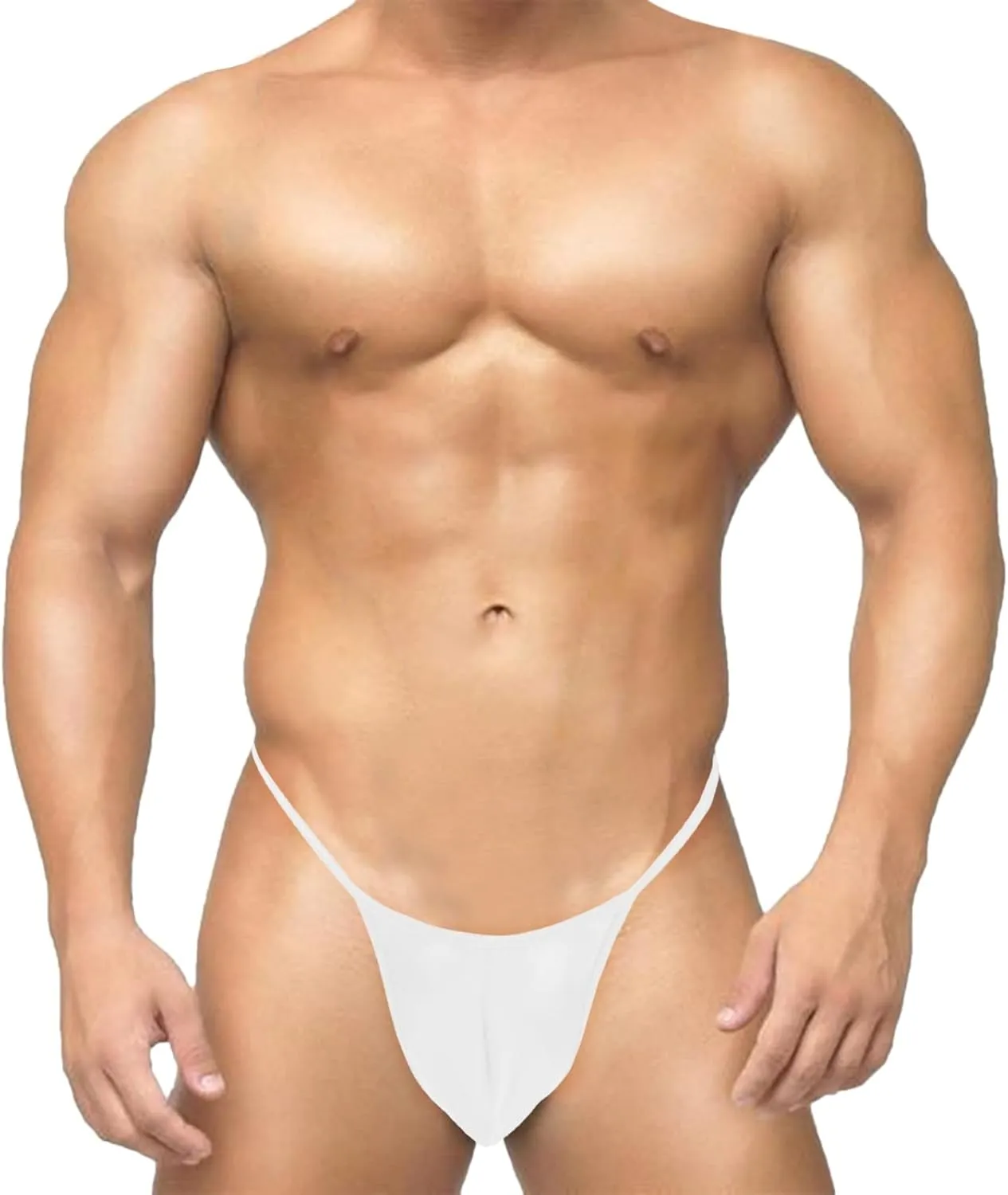 Men's Sexy Bulge Pouch Underwear Stretch Bikini Briefs Comfortable Tanga Underpants for