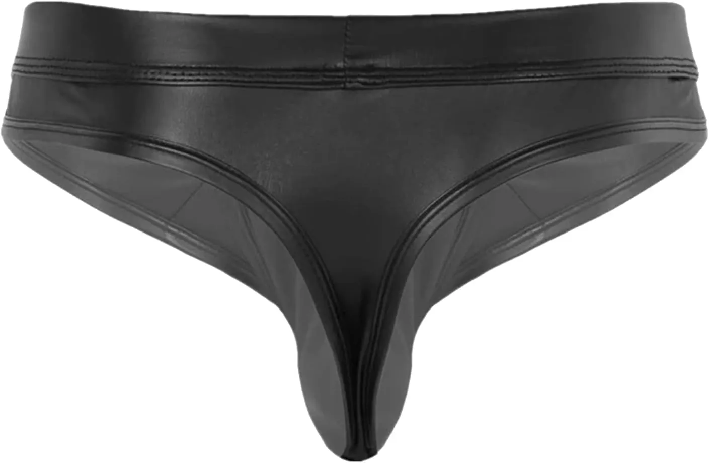 Mens Sexy Leather Underwear Exotic Apparel Soft Comfortable Fashionable Briefs for Men Fit