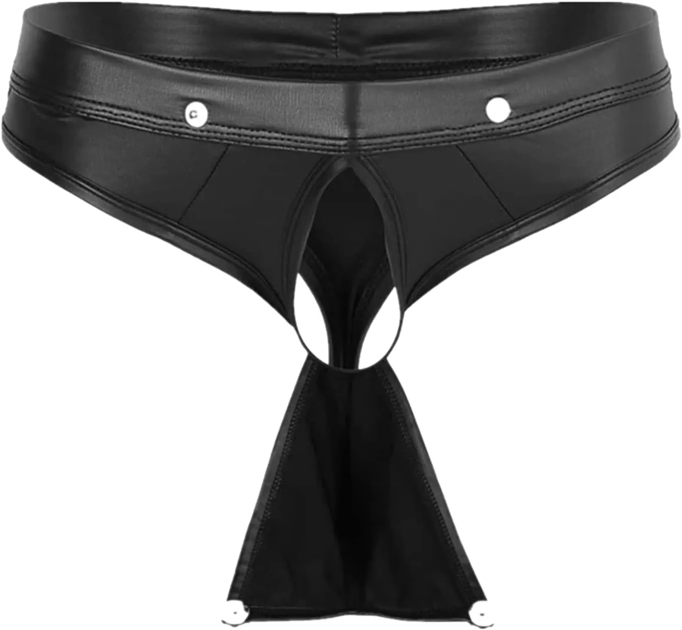 Mens Sexy Leather Underwear Exotic Apparel Soft Comfortable Fashionable Briefs for Men Fit