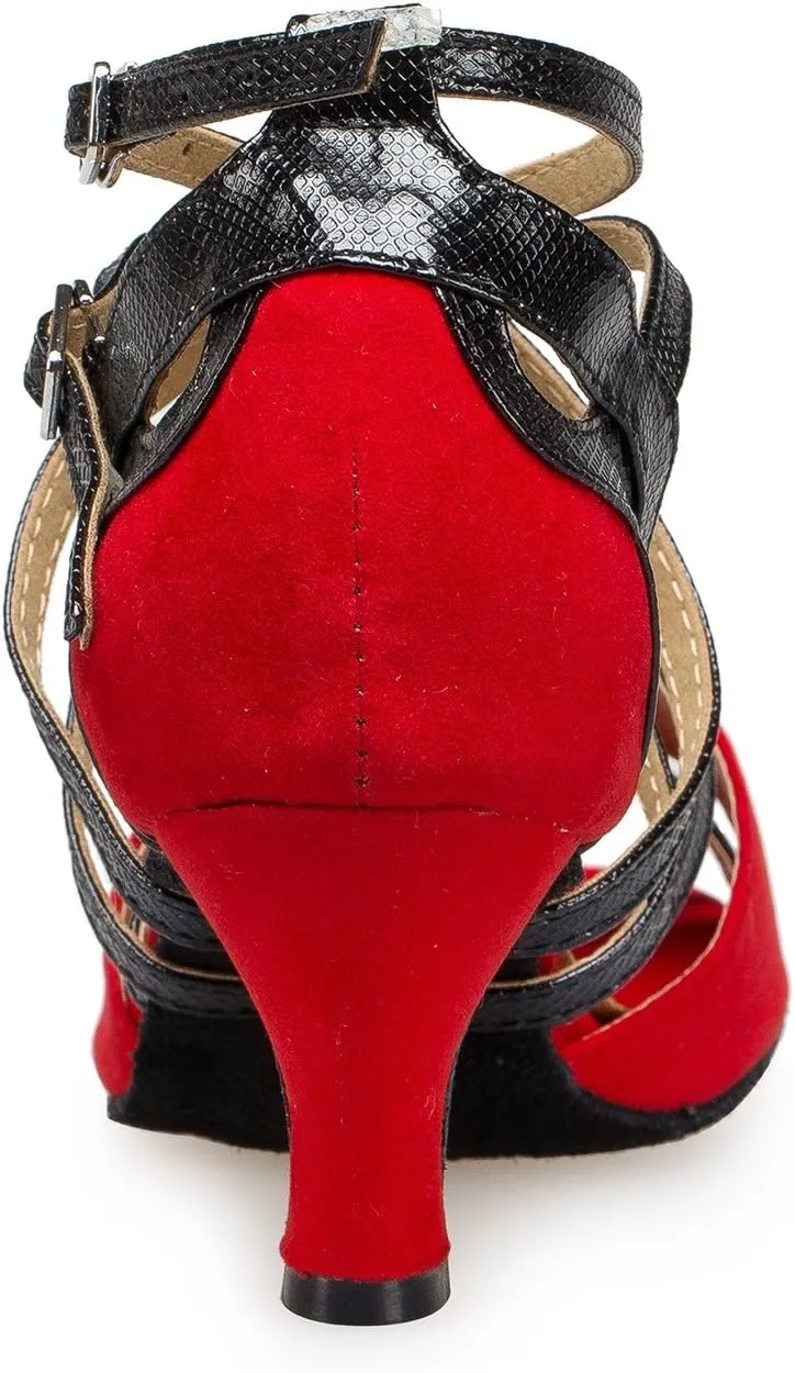 Minishion Ankle Strap Dancing Heels for Women Ankle Strap Dancing Shoes