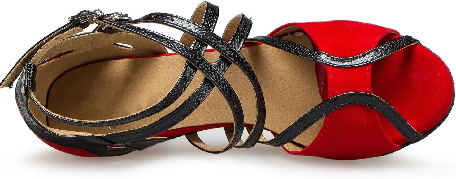 Minishion Ankle Strap Dancing Heels for Women Ankle Strap Dancing Shoes