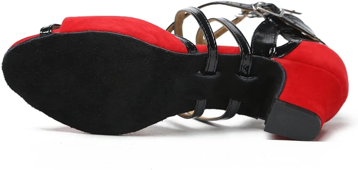 Minishion Ankle Strap Dancing Heels for Women Ankle Strap Dancing Shoes