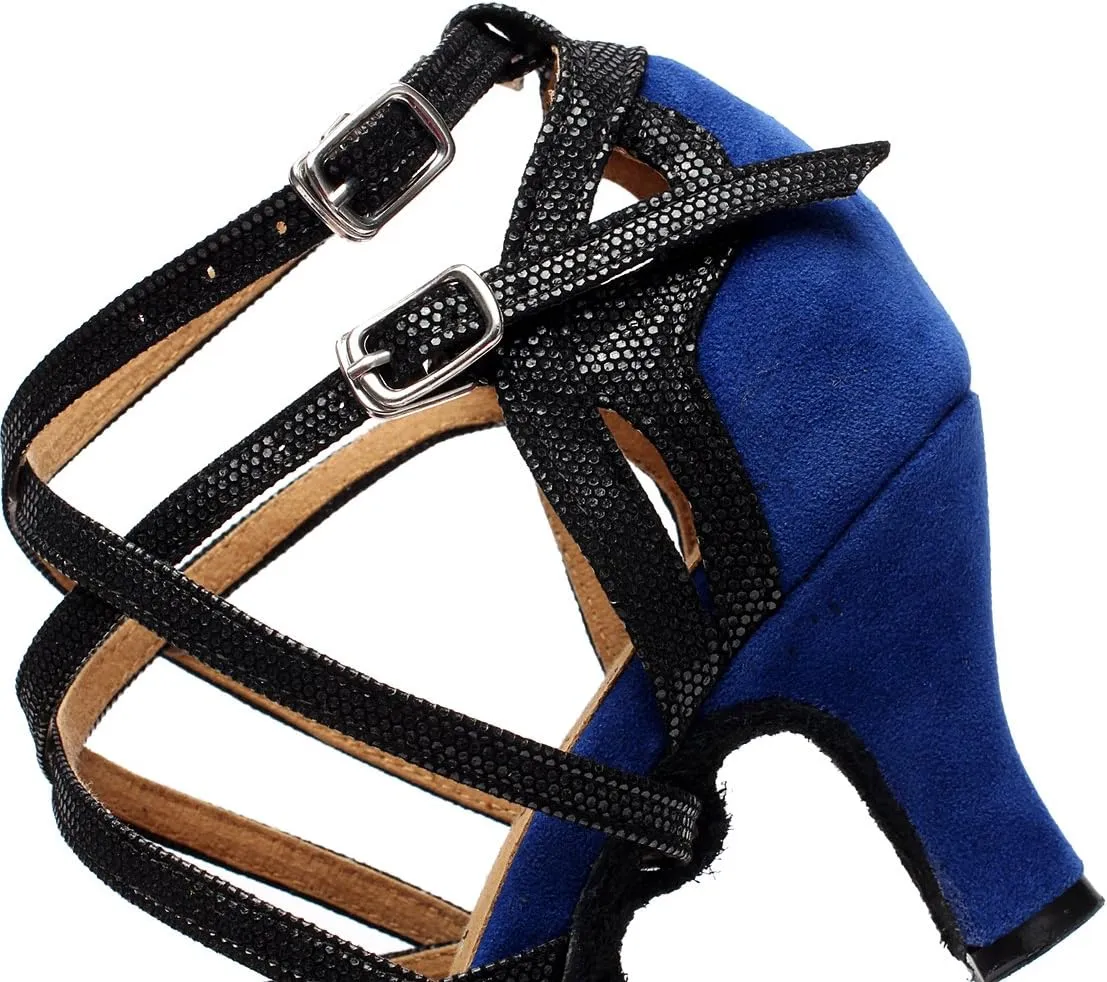 Minishion Ankle Strap Dancing Heels for Women Ankle Strap Dancing Shoes