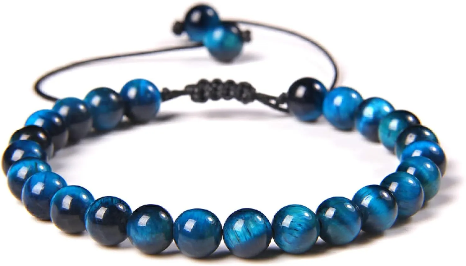 Multicolor Real Natural Stone Bracelet 6mm Beads Handmade Braid Bracelets for Women Men Amethysts Citrines Jewelry