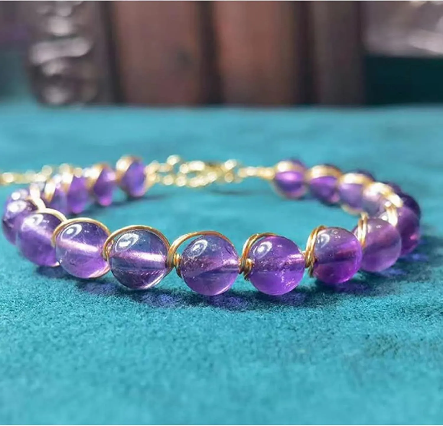 Natural Stone Beads Bracelet Bangle Women Handmade Lucky Friendship Couple Charm Jewelry