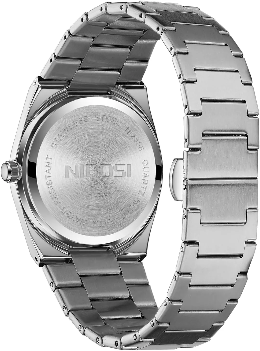 NIBOSI Mens Watches Analog Quartz Watch with Day-Date Waterproof Stainless Steel Strap Men's Wrist Watches Classic Minimalist Dainty Business Dress Designer Watches for Men