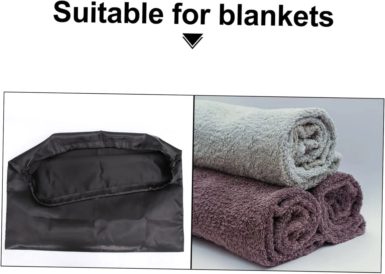 NOLITOY Large Capacity Drawstring Storage Bag Set Duvet Bag 2 Pack Dustproof Washable
