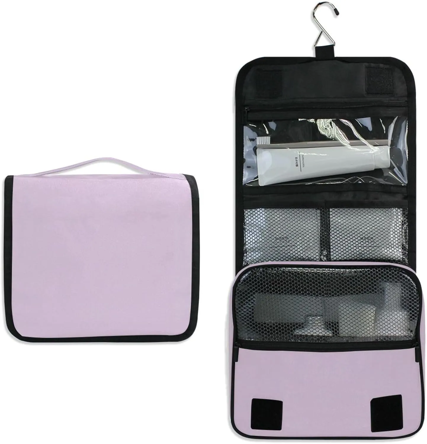 ODAWA Thistle Toiletry Bags Cosmetic Bag Bathroom Storage Bag Spacious Toiletry Bag for Women and Men
