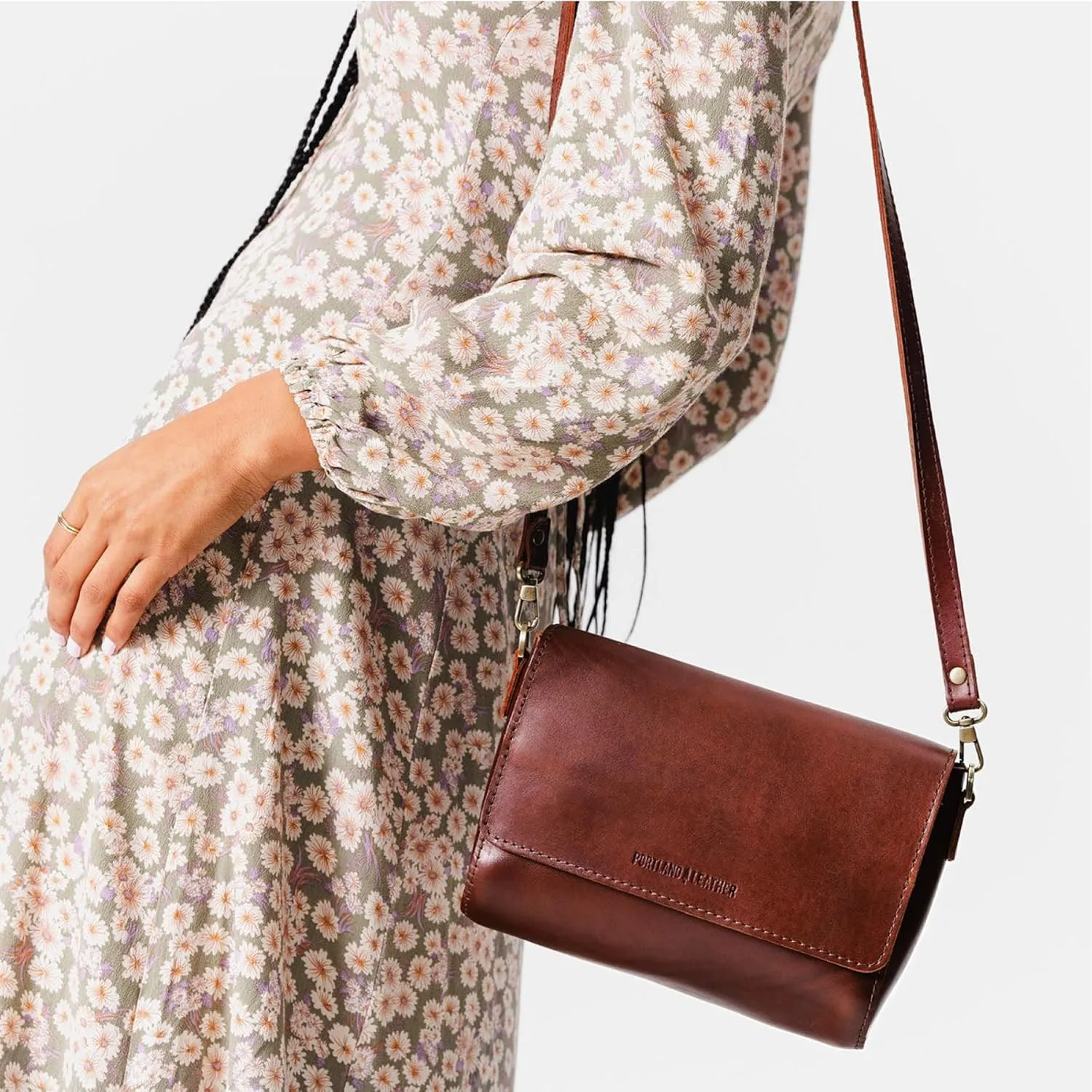 Portland Leather Goods Metro Crossbody Bag for Women  Handmade from the Finest Full-Grain Hides