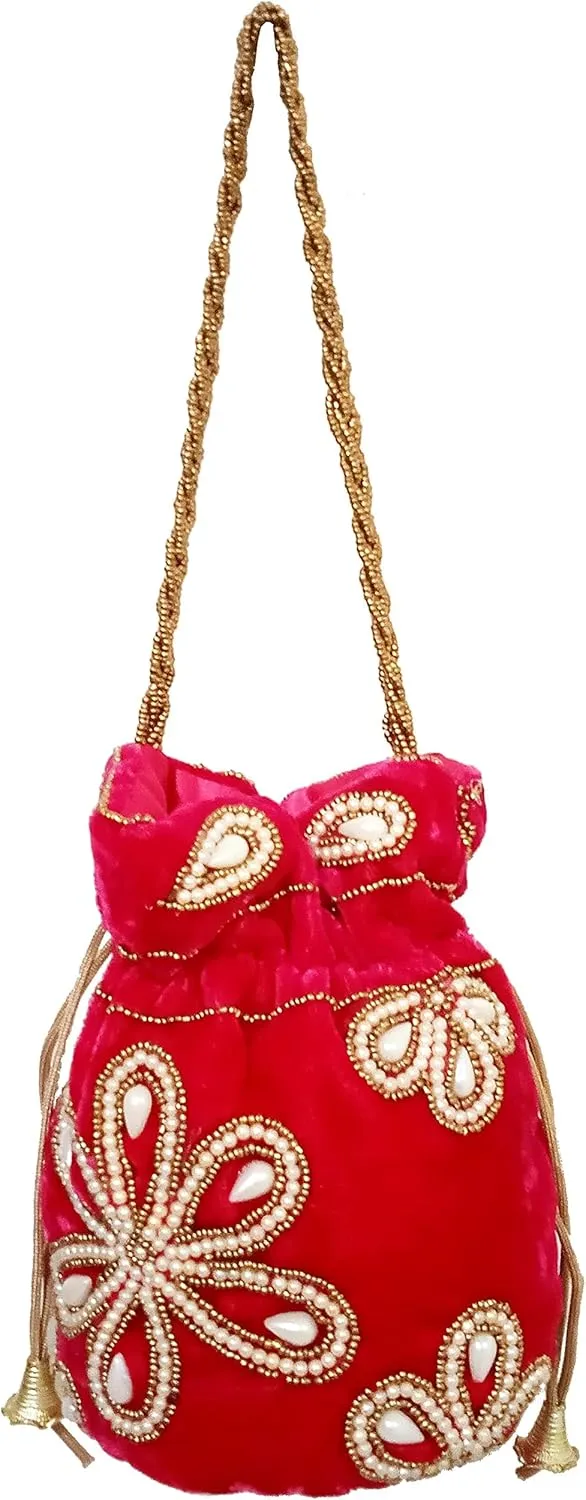 Purpledip Potli Bags Drawstring Purse (Potli02$)