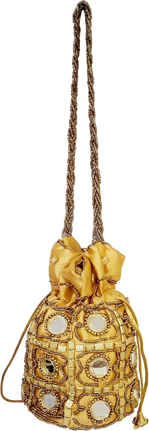 Purpledip Potli Bags Drawstring Purse (Potli02$)