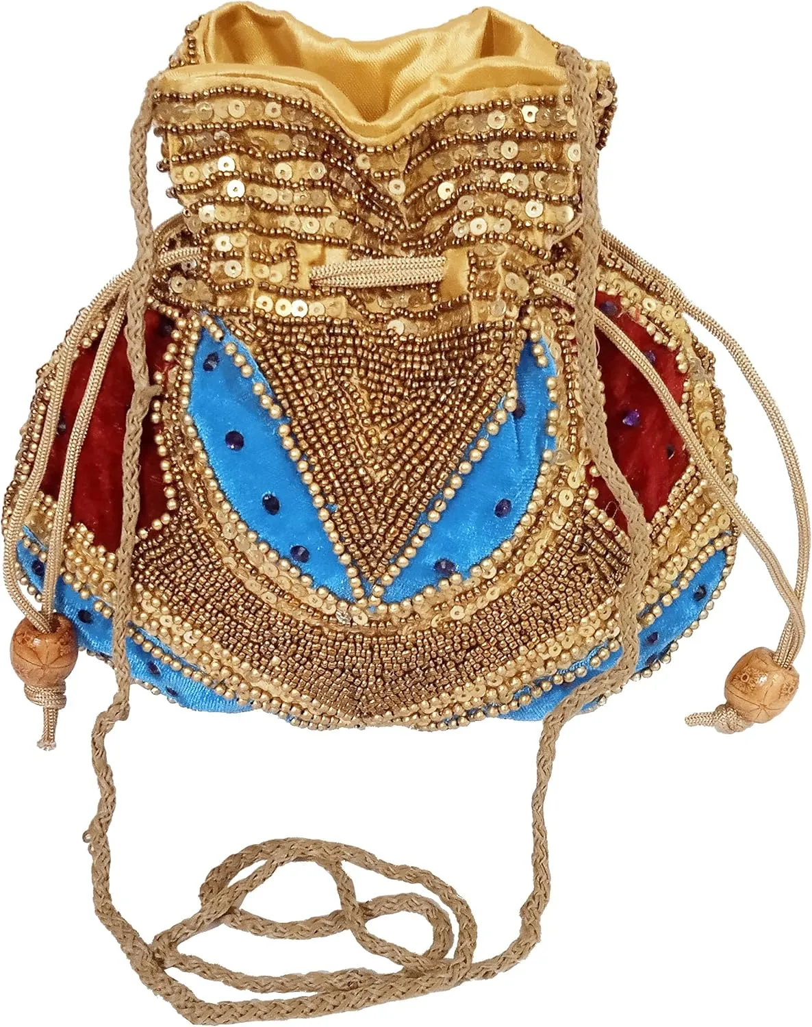 Purpledip Potli Bags Drawstring Purse (Potli02$)
