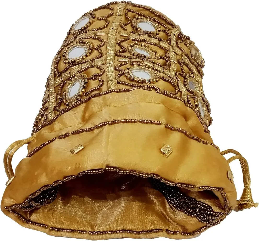 Purpledip Potli Bags Drawstring Purse (Potli02$)