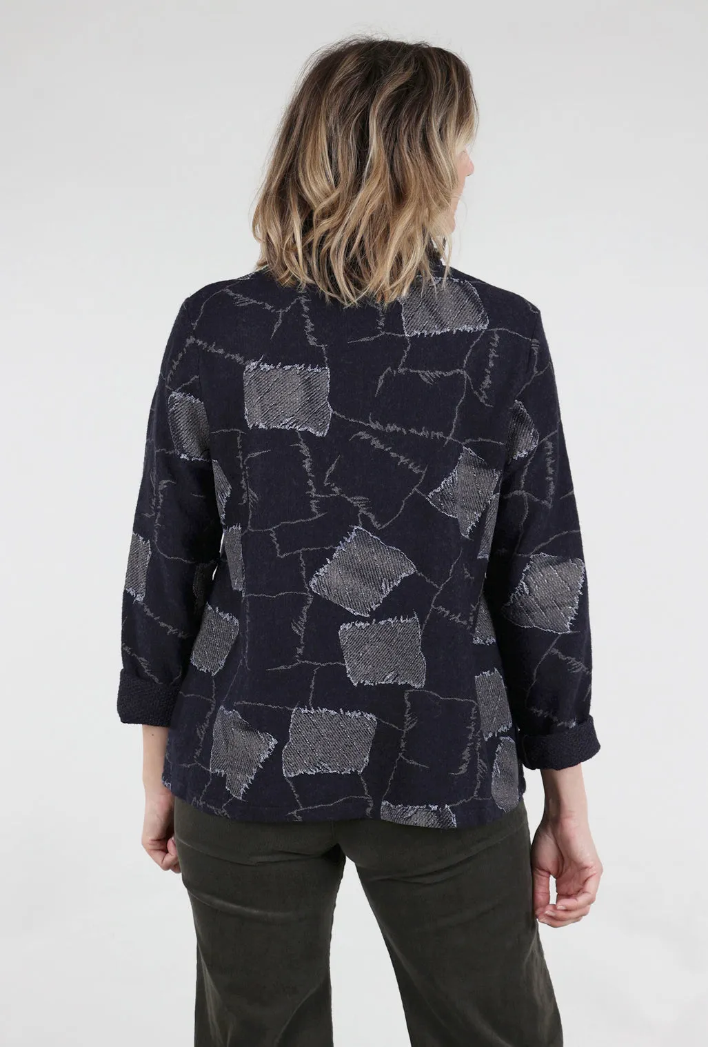 Rainy Sidewalks Jacket, Navy