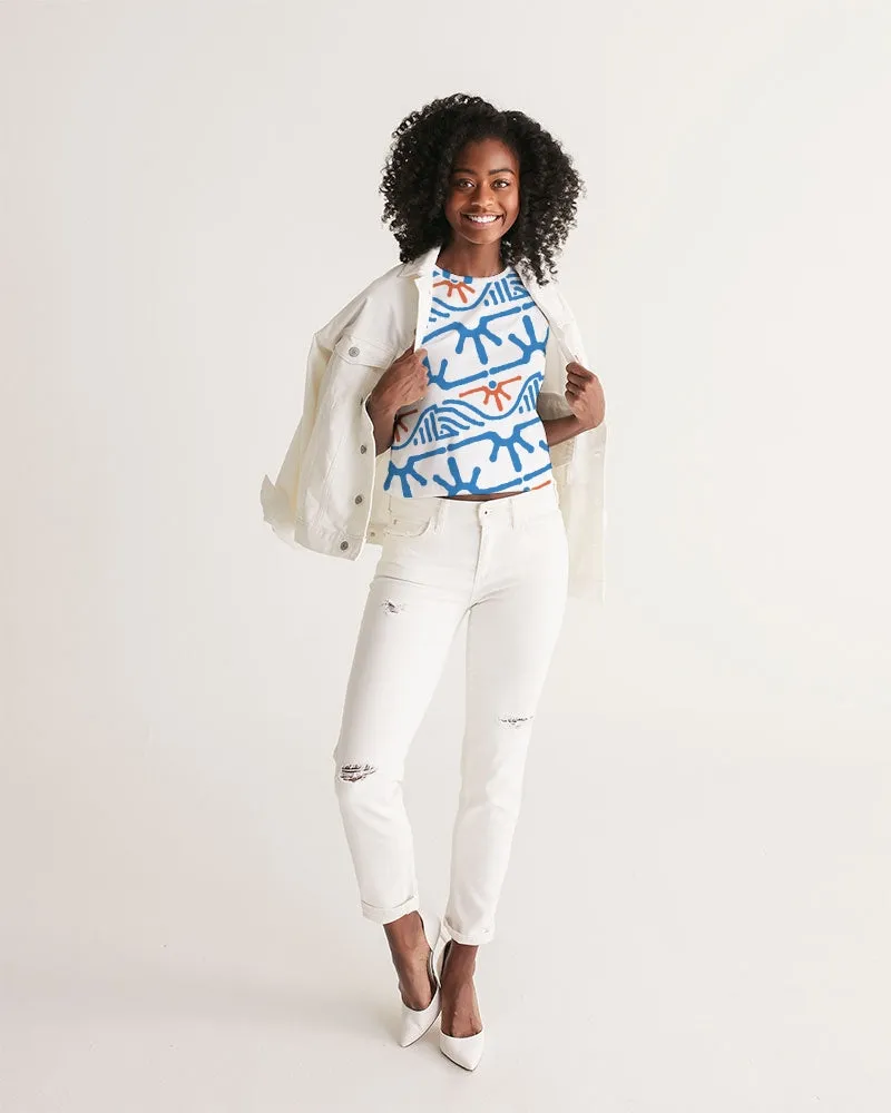 Rolling with the Tides Cropped Tank